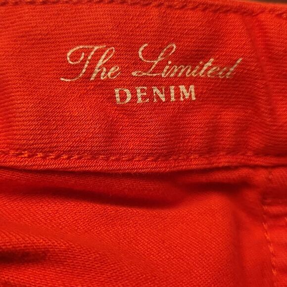 The Limited Denim 678 Red Skinny Ankle Jeans Size 10 - Picture 6 of 9